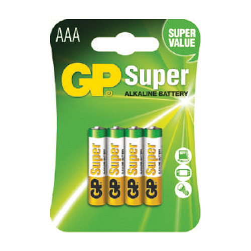 Батарейка GP Alkaline  SUPER LR03 (ААА) 24A/C4 (40) блист.*