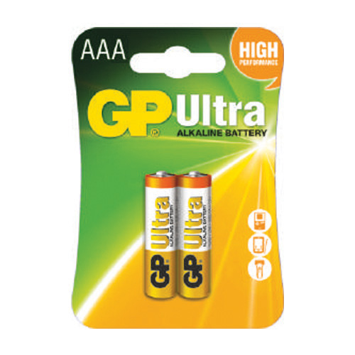 Батарейка GP Alkaline ULTRA LR03 (AAA) 24AU/C2 (20) блист.*