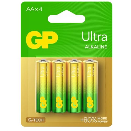 Батарейка GP Alkaline ULTRA LR06 (AA) 15AU/C4 (40) блист.*
