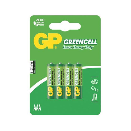 Батарейка GP Greencell R03 (AAA) 24G/C4 (40/480) блист.