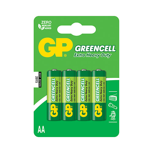 Батарейка GP Greencell R06 (AA) 15G/C4 (72/288) блист.
