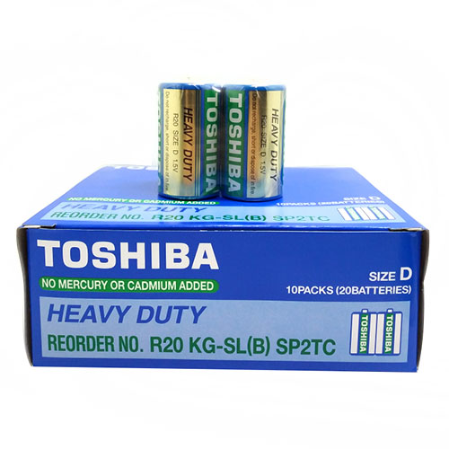 Батарейка Toshiba HeavyDuty R20 (D) S2 (24/288
