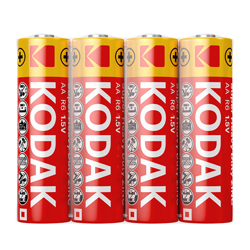 Батарейка Kodak Super HeavyDuty R06 (AA) S4 (60/1440) кор.