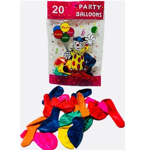 Надувні кульки 7 кольорів (20шт/уп)