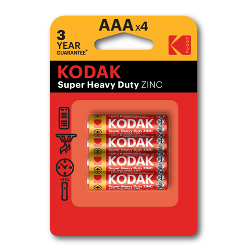 Батарейка Kodak Super HeavyDuty R03 (AAA) С4 (48) блист.