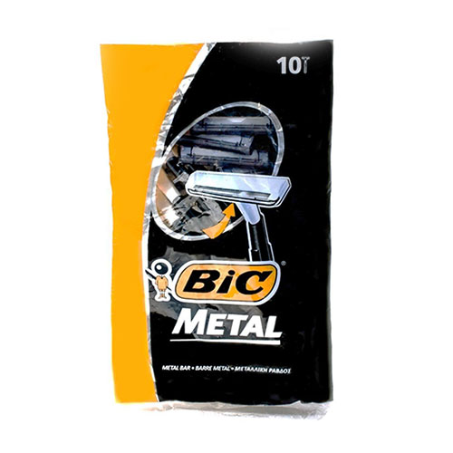 Станок для гоління BIC Metal (10 шт) (20 уп/ящ) (6481)