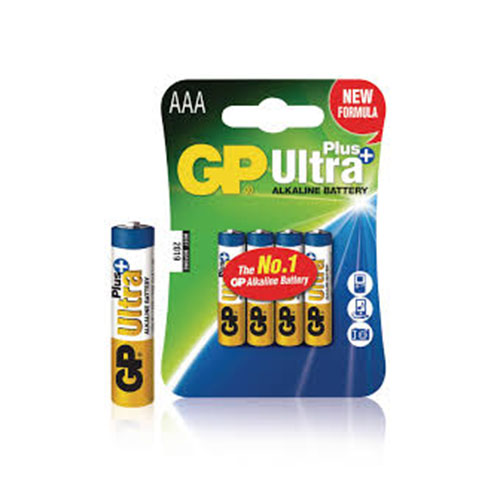 Батарейка GP Alkaline PLUS Ultra LR03 (AAA) 24AUP/C4 (40) блист.