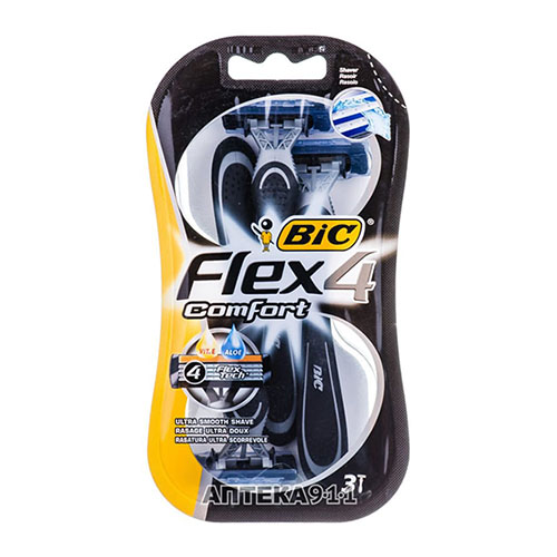 Станок для гоління BIC Flex 4 Comfort (3 шт) (0614)