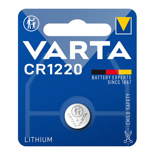 Батарейка VARTA Літієва CR1220 C1 блист. (6899)