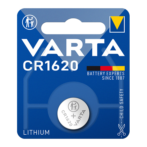 Батарейка VARTA Літієва CR1620 C1 блист.