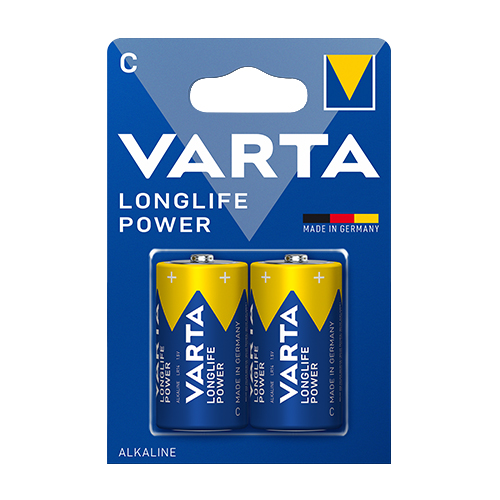 Батарейка VARTA Longlife Power (Синя) LR14 (C) C2 (20) блист. (9312)