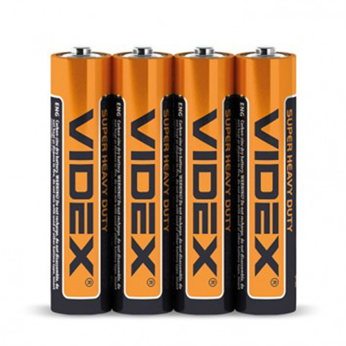 Батарейка VIDEX Super HeavyDuty R03 (AAA) S4 (60/1440) кор. 21159