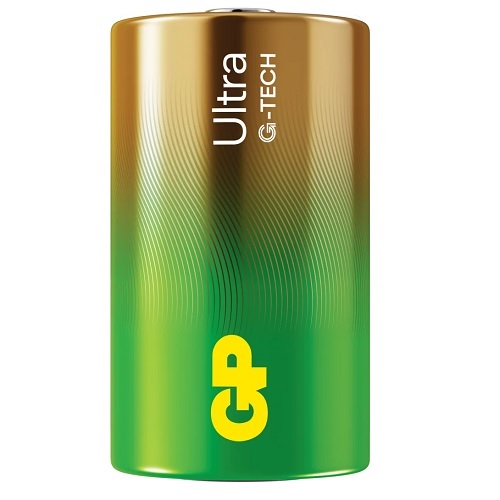 Батарейка GP Alkaline ULTRA LR20 (D) 13AU/S2 (20/120) кор.