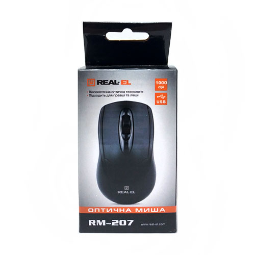 Миша REAL-EL RM-207 USB