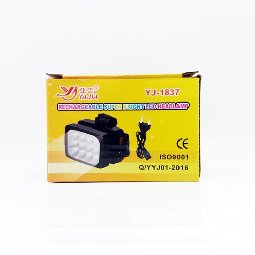 Ліхтарик налобний ACCU №1837 / 12 LED (120шт/ящ)