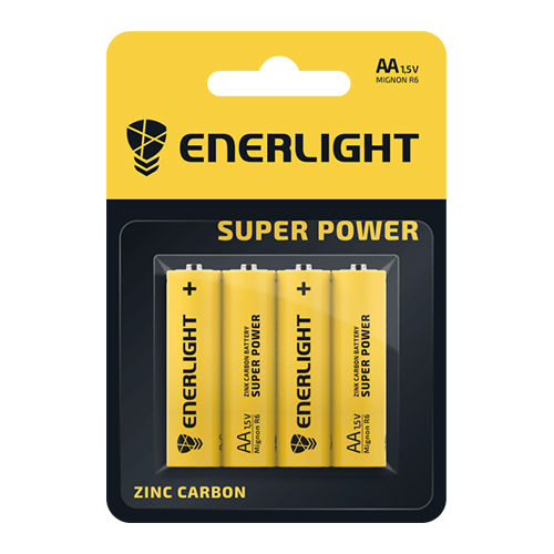 Батарейка Enerlight SUPER Power R06 (AA) C4 (48) блист. 2130