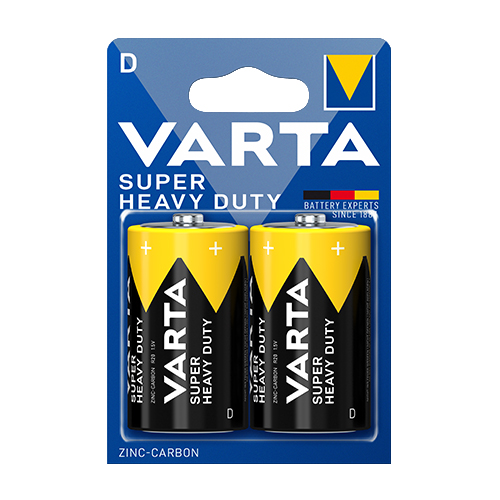 Батарейка VARTA Superlife R20 (D) C2 (24) блист. (6342) *
