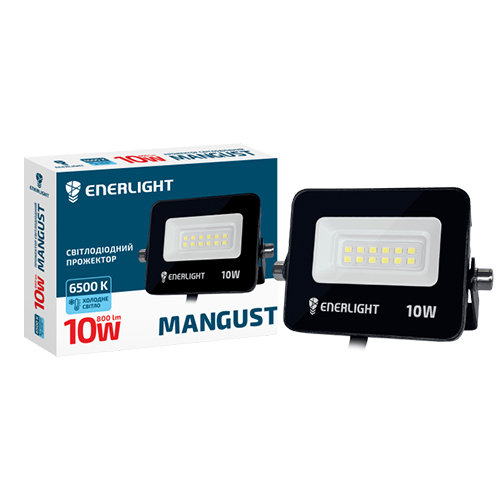 Прожектор ENERLIGHT Mangust  10Вт 6500К (3014)
