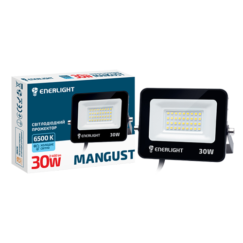 Прожектор ENERLIGHT Mangust  30Вт 6500К (3052)