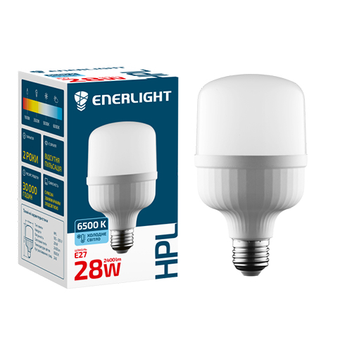 LED лампа ENERLIGHT HPL 28Вт 6500K E27 (2901)