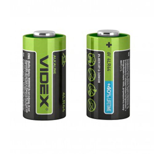 Батарейка VIDEX Alkaline 4LR44/A544 C1 (12/240) блист. 25723