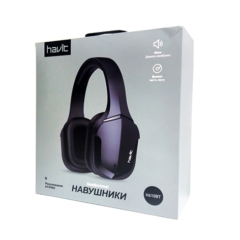 Навушники бездротові накладні Bluetooth HAVIT HV-H610BT