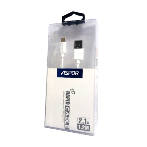 Кабель USB-Type C ASPOR A173 1.2m/2A