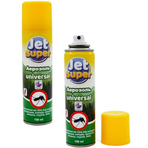 Спрей Jet Super 150ml repellent Universal 4 години (48шт/ящ)