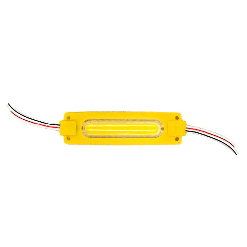 Модуль LED 24V  Vargo 2W 1*COB овал лінза жовтий (V-116946)
