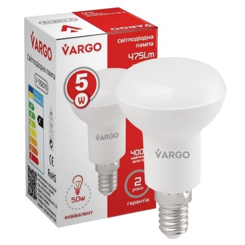 LED лампа VARGO R63 9W E27 (V-115682)