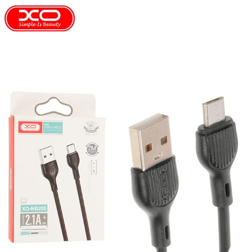 Кабель USB-Micro USB XO NB200/2 м