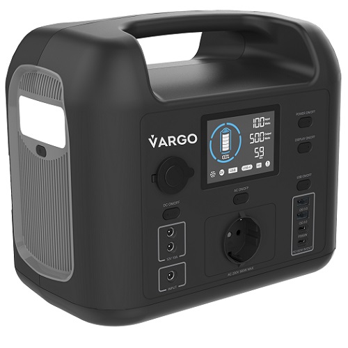 Портативна зарядна станція Vargo 500W / 117834 (VSU502)