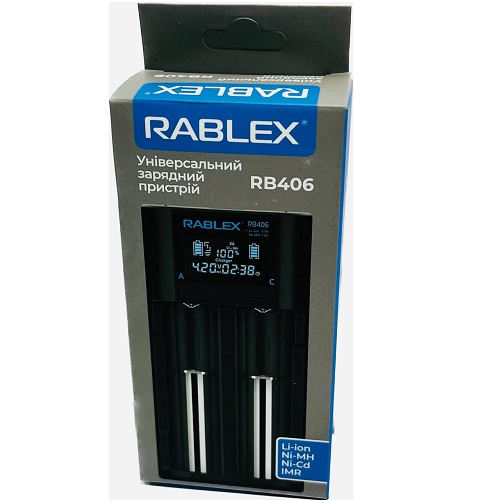 Зар. пристрій Rablex RB-406 /4 канали /1А/(Ni-MH/Ni-Cd: AA