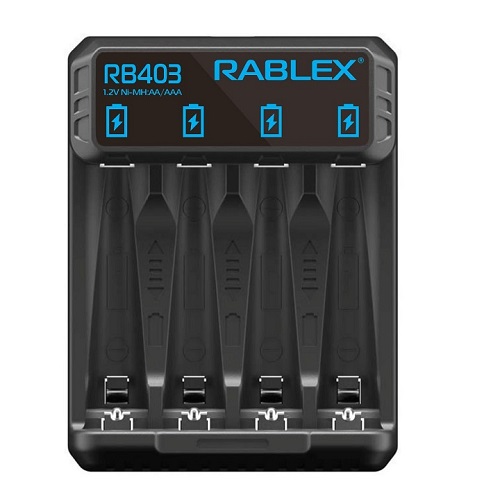 Зар. пристрій Rablex RB-403 4 канали (Ni-MH/Cd: AA