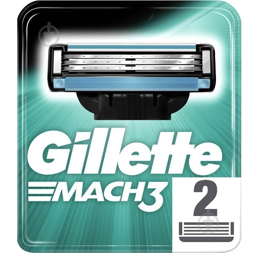 Картридж Gillette MACH3 2 шт (1970)