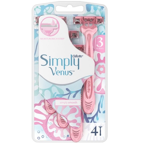 Станок для гоління Gillette Simply Venus 3 (4 шт) 4636