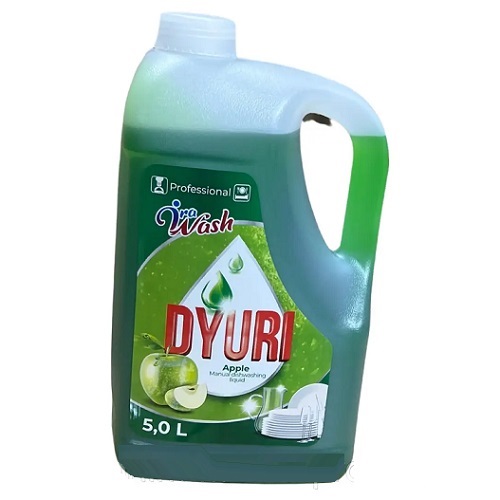 Гель д/миття посуду "Dyuri" 5 л. Яблуко (3шт/ящ)