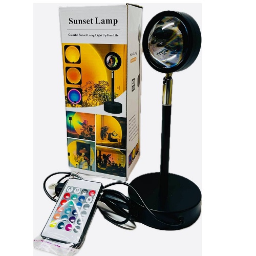 Лампа RGB Sunset Lamp проекційна з ефектом заходу сонця