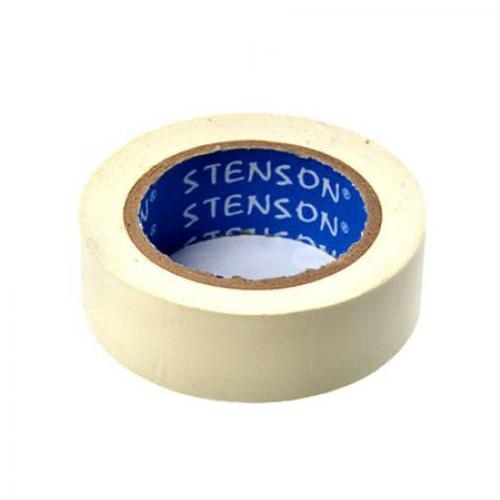 Ізолента STENSON 50 м Біла (10шт/уп 200шт/ящ)  (вибивати кратно 10-ти)