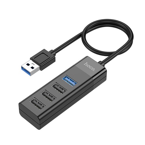 Хаб USB HOCO № HB25 4в1 (USB to USB3.0+USB2.0*3) (2412)