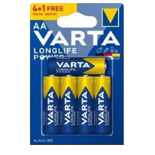 Батарейка VARTA Longlife Power (Синя) LR06 (AA) C5 блист. (9473)