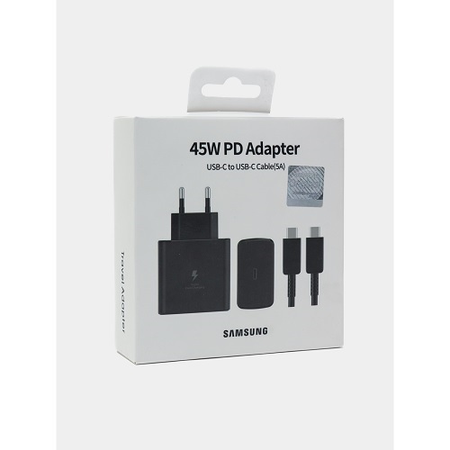 МЗП SAMSUNG 45W PD (USB-C/5A) + кабель Type-C to Type-C (4510)