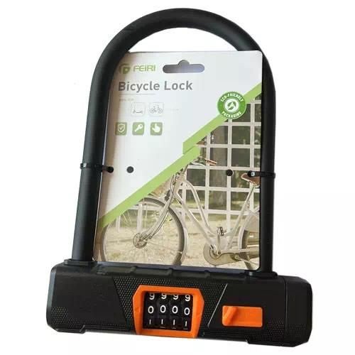 Велосипедний замок №1825 U-Lock FEIRI кодовий